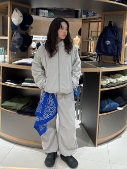 NICE WEATHER＞ナイロン スタンドブルゾン