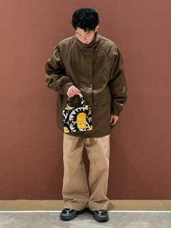 kinoko.さん×GLR or＞ガンクラブチェック柄 ファイヤーマン コート