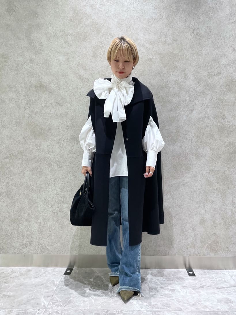 カシミヤリバーポンチョコート | Whim Gazette(ウィム ガゼット