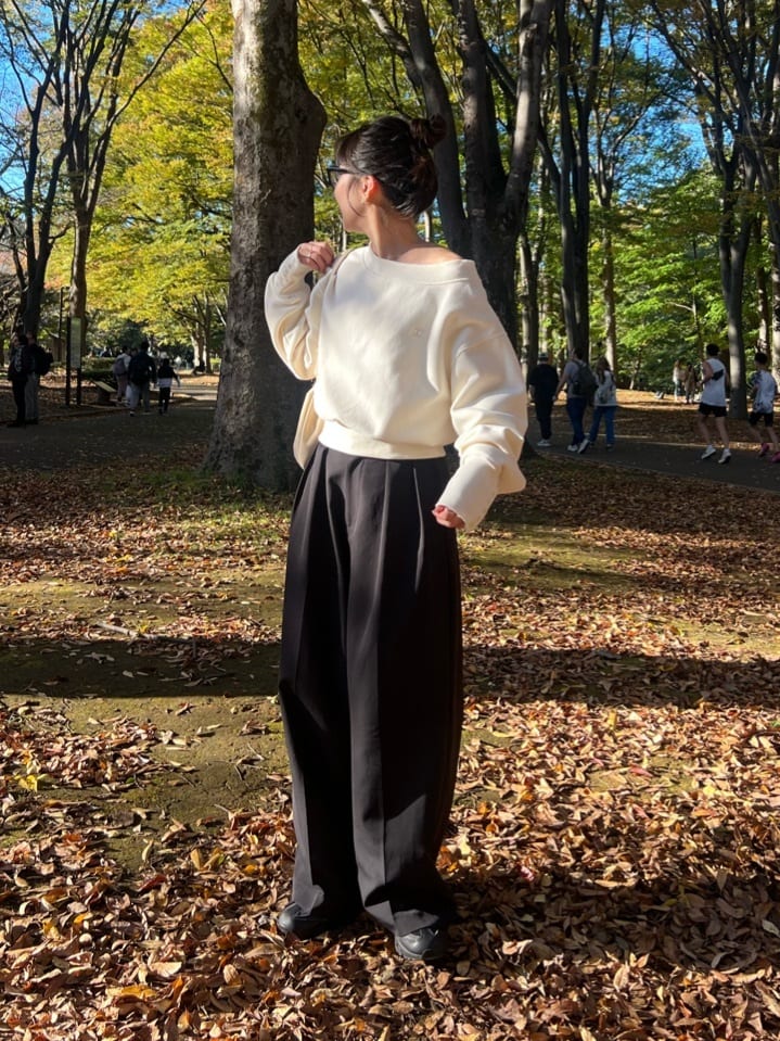 解説】1ポイントボンディングスウェット - CAPRICIEUX LE'MAGE(カプリ