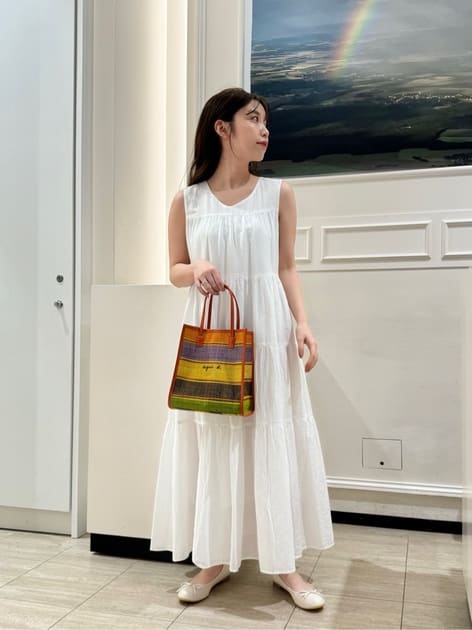 ラフィア スモール トートバッグ WAX35－01 ｜agnès b. VOYAGE FEMME