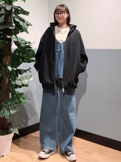 デニムZIP2WAYキャミ(M 中濃加工色): トップス｜Right-on公式