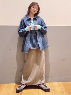 デニムZIP2WAYキャミ(M 中濃加工色): トップス｜Right-on公式