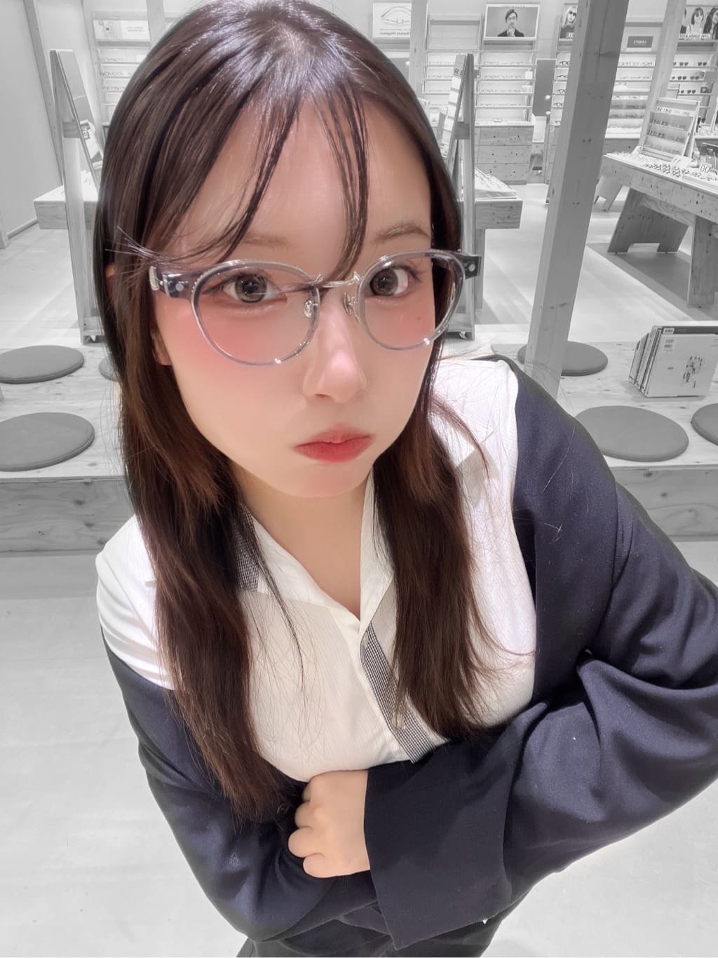 みーぽんのJINS×チェンソーマン パワーモデルのコーディネート詳細