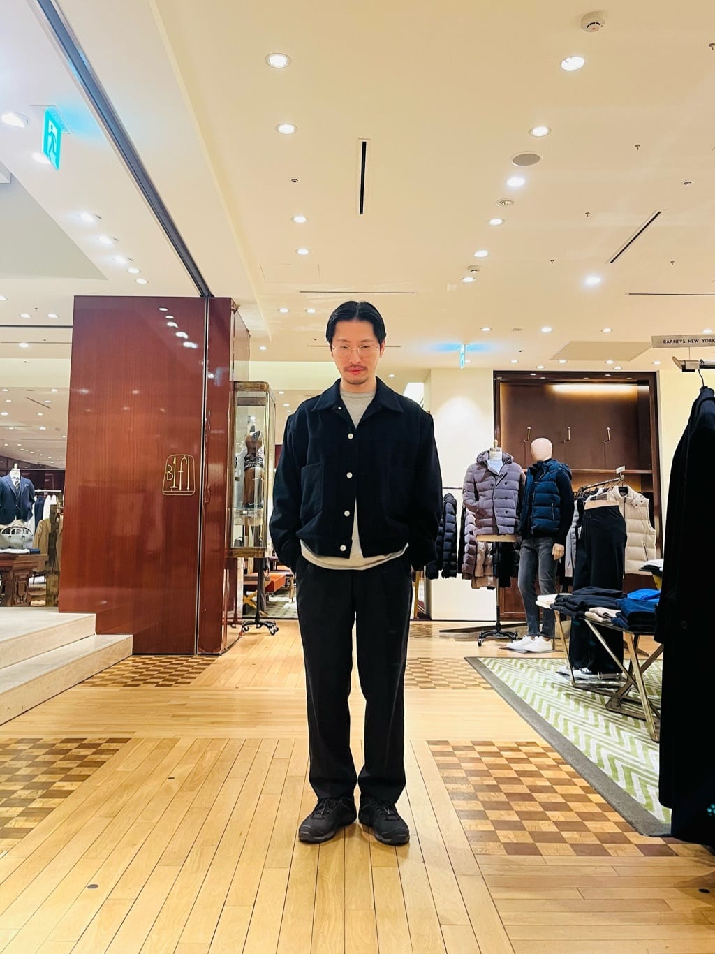 バーニーズ ニューヨーク限定カシミヤ素材シャツジャケット（2222222