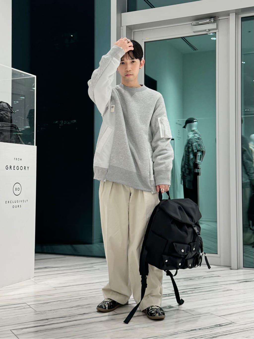 SACAI＜サカイ＞ コンビネーション スウェットプルオーバー（2264059