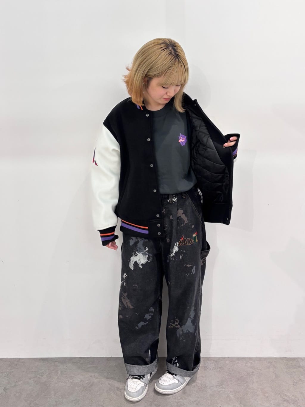 ピカチュウ＆ゲンガー｜スタジアムジャンパー｜ユニセックス｜グラニフ