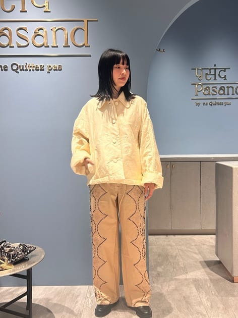 Poly Dupion Flower Embroidery Quilting Jacket | Pasand by ne