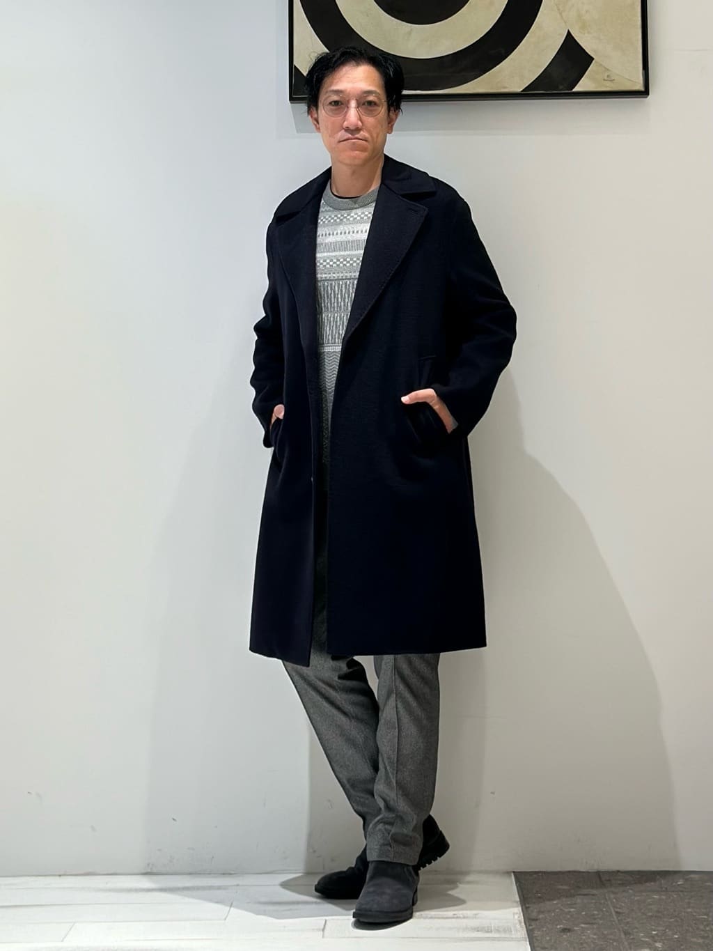 ウールダブルフェイス バルカラーコート｜DESIGNWORKS (MEN'S