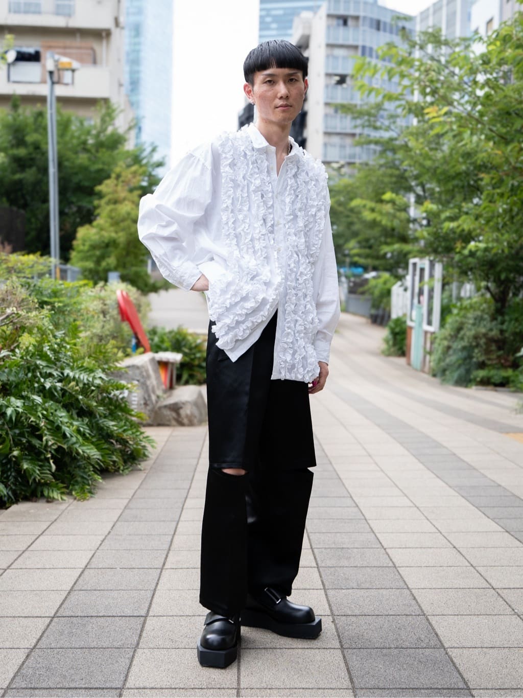 40周年】ビッグストラップ ロング ブーツ｜alfredoBANNISTER