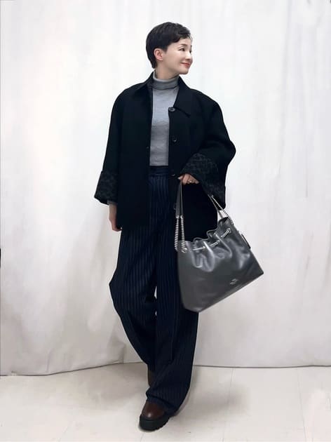 公式】コーチアウトレット | ウール スウィング コート