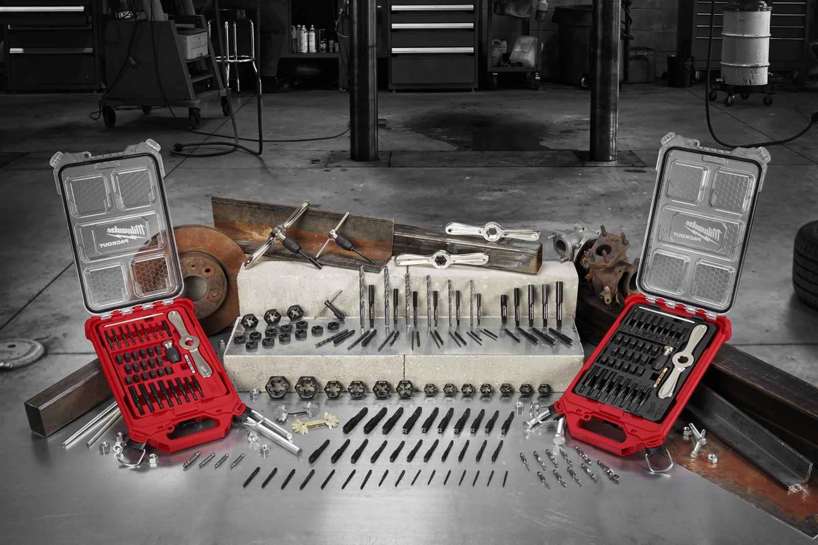 Milwaukee Tool 49-22-5604 Milwaukee PACKOUT Tap and Die Sets