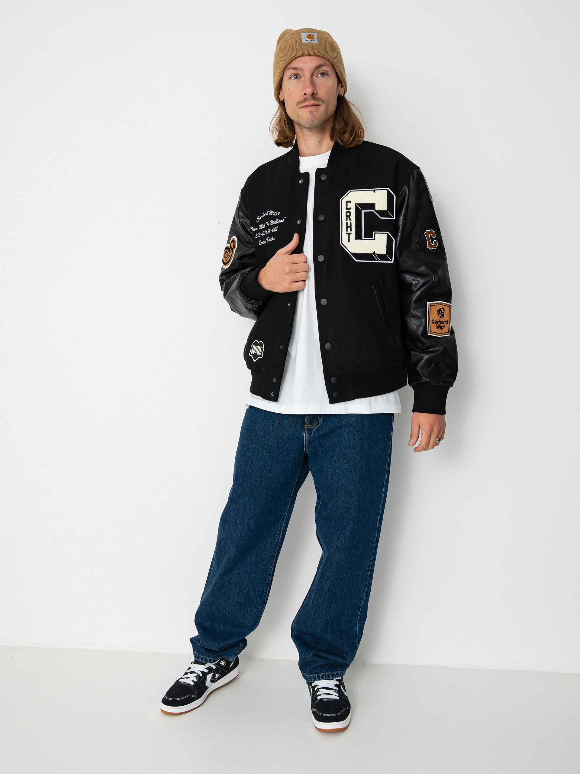 Carhartt WIP Jacket Brown Ducks Bomber - black (black/black)