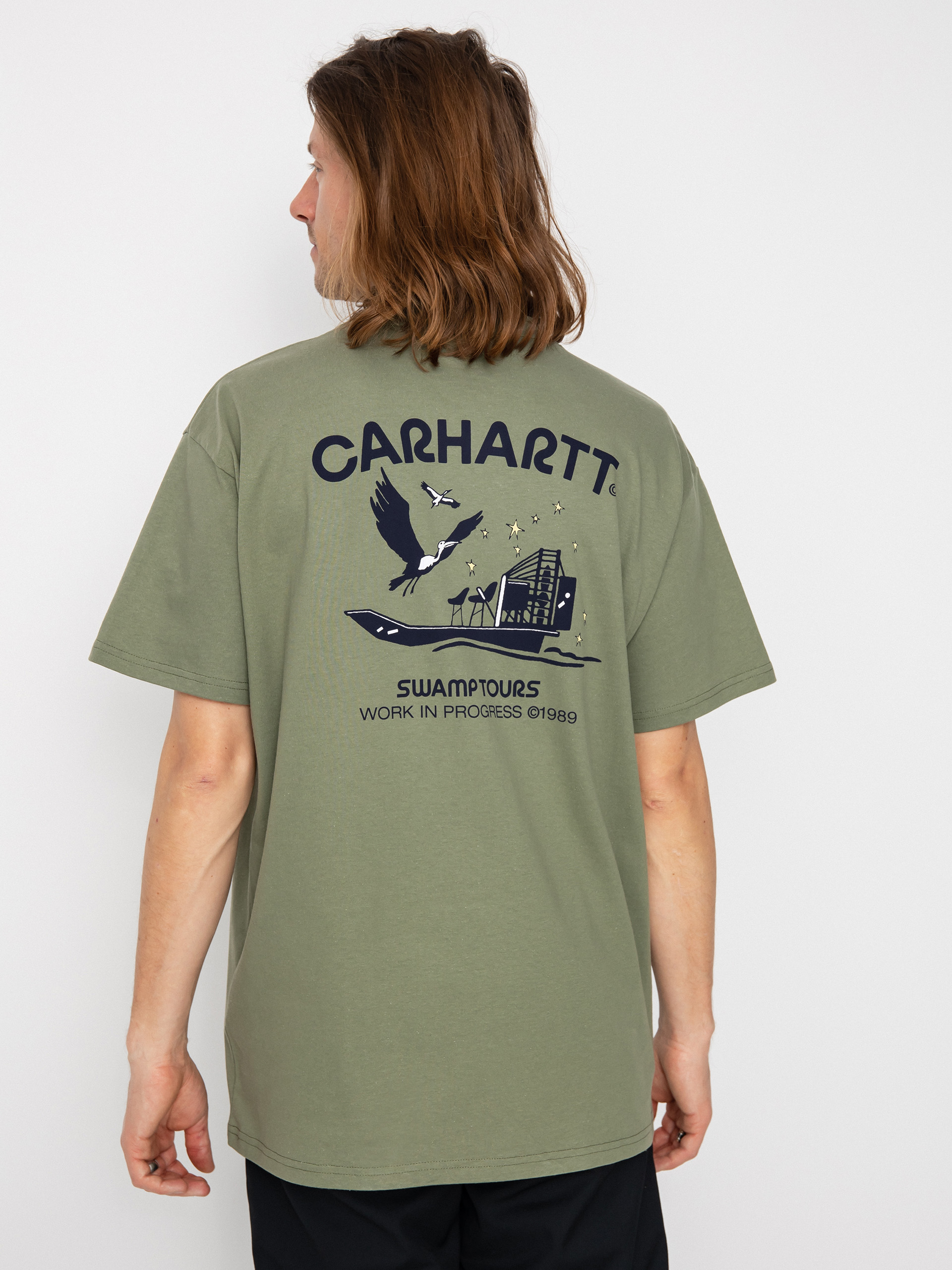 Carhartt WIP Swamp Tours T-shirt - green (dollar green)