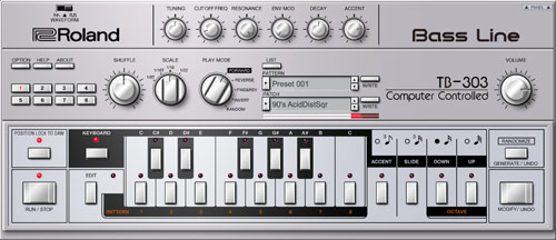 Roland - TB-303 | Software Bass Line