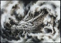 龍図Gallery | Japan | 龍の絵｜絵獅匡 Eshimasa エアブラシアート 和