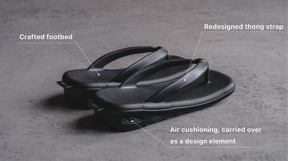 雪駄×スニーカー「unda EVA」 | goyemon