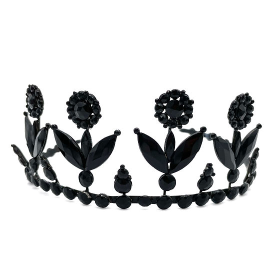 victorian french jet tiara | Cloudless Sulphur