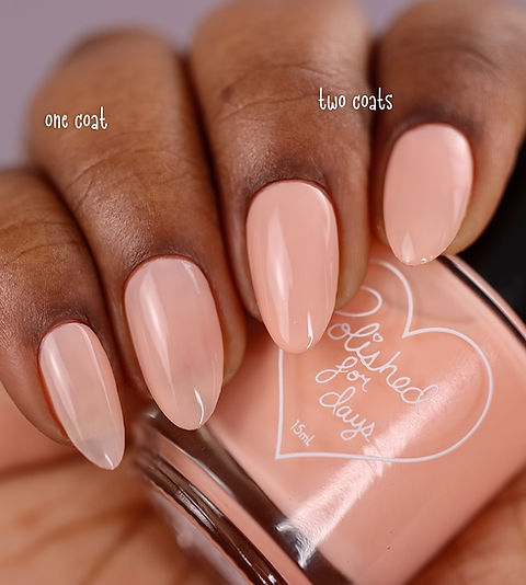 Soft Focus Basecoat - Peach Fuzz | polishedfordays