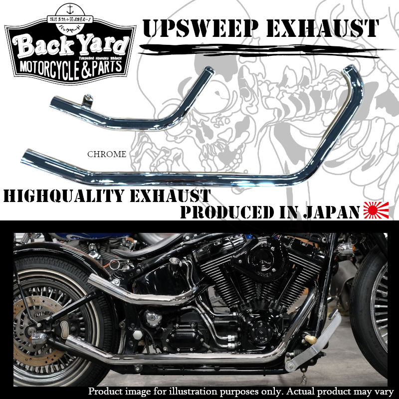 Original Upsweep pipe for 84-06 TC88/EVO当店オリジナル アップ