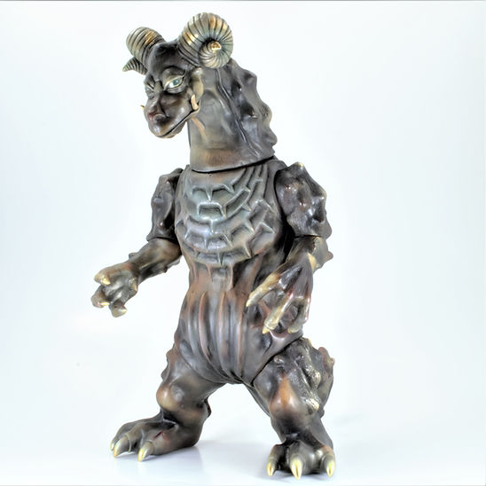 珍カラー 幻獣ガエザル シカルナ工房 ソフビ フィギュア 一つ目 珍