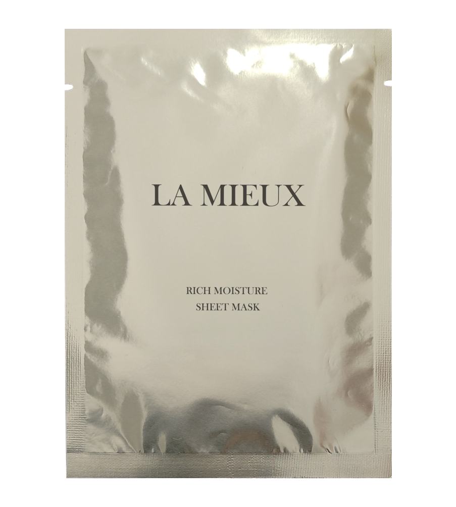 ラミュウ リッチモイスチャーシートマスク 1枚 (含浸液25mL) | kclinic