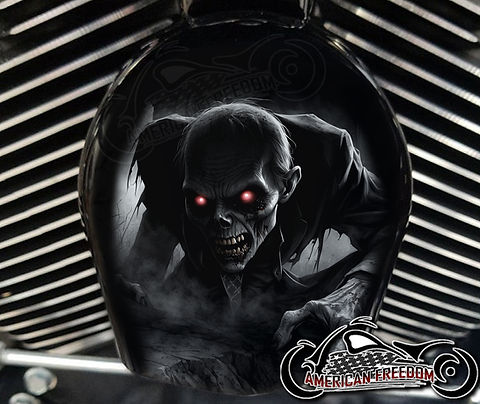 Zombie | Harley Davidson Horn Cover | Customderbys