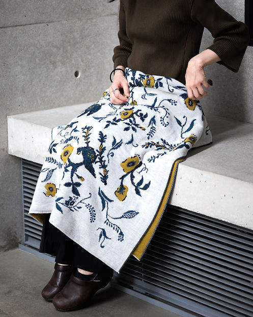RAICHO Jacquard Blanket【1st】 | tunica-knit