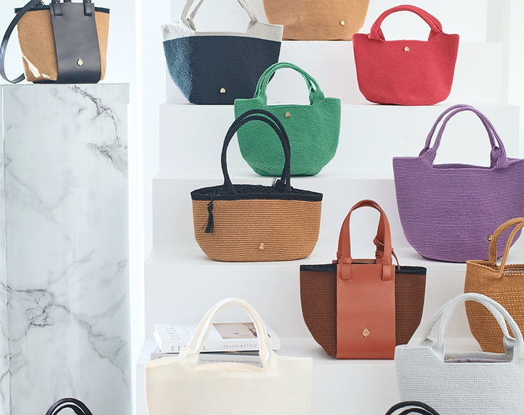 微笑みの国のクロシェ編みバッグ|MAISON KEYS | メゾンキーズ