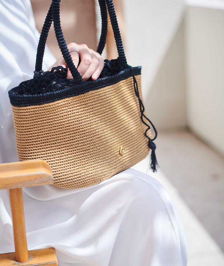 微笑みの国のクロシェ編みバッグ|MAISON KEYS | メゾンキーズ