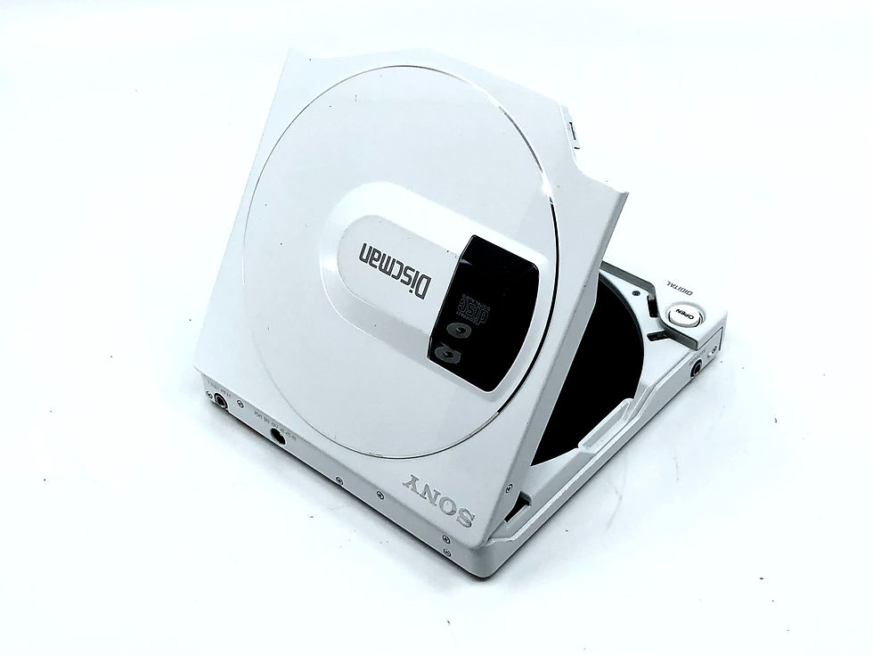 Sony Discman D-150 White Portable CD Player