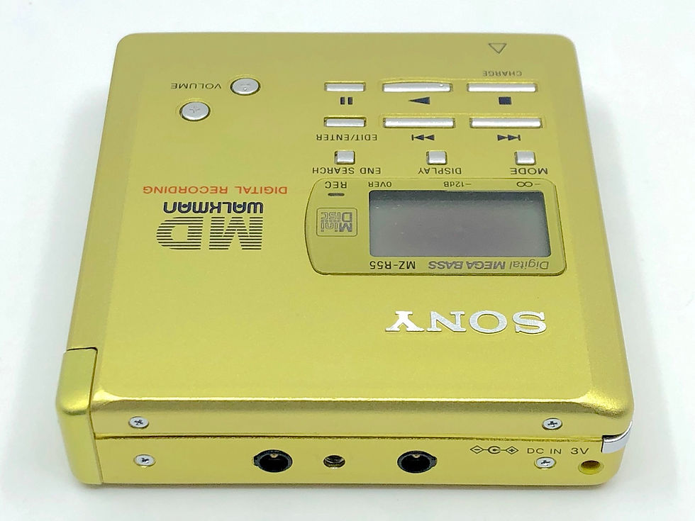 SONY MZ-R55 ポータブルMDプレーヤー ゴールド Sony MZ-R55 Yellow
