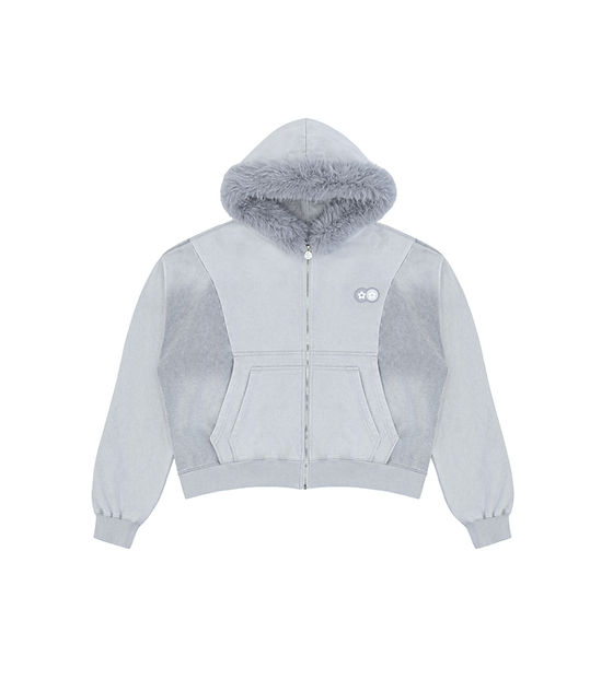 VTP® Fur Zip-up Hoodie | VANDYTHEPINK®
