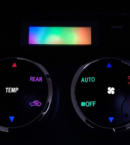 ハイエース 200系 3型 エアコンスイッチパネル LED打替えサービス