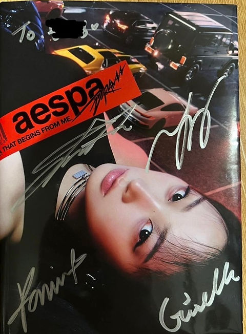 aespa drama アルバム 直筆 サイン aespaアルバム(直筆サイン) aespa
