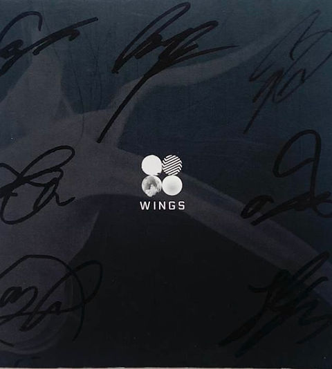 BTS Wings Signed Album | Inspire Me Shop