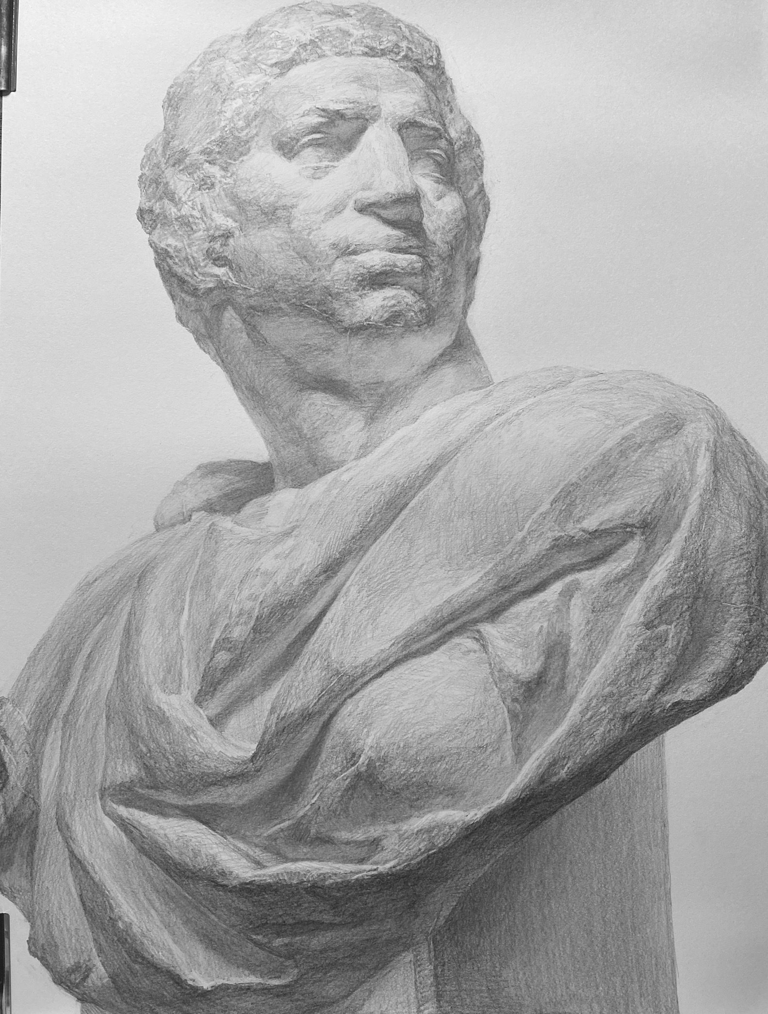 デッサン5 石膏像 ブルータス | satoshi-asahara