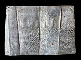 羊皮紙の古文書 1769| antiques814