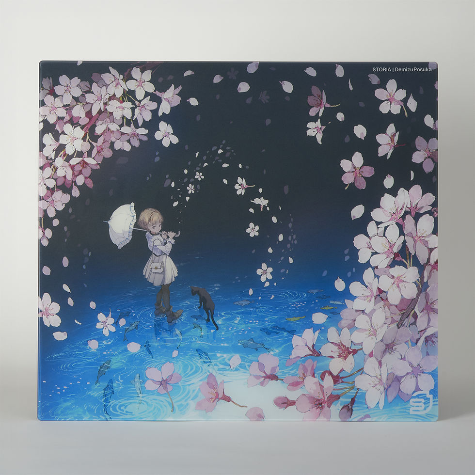 STORIA Gaming Glass Mousepad Sloth Demizu Posuka Edition | ichainjapan