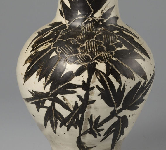 陶芸・陶器】椋木英三造 白磁筆簡（共箱）書道 筆筒 陶芸・陶器】椋木