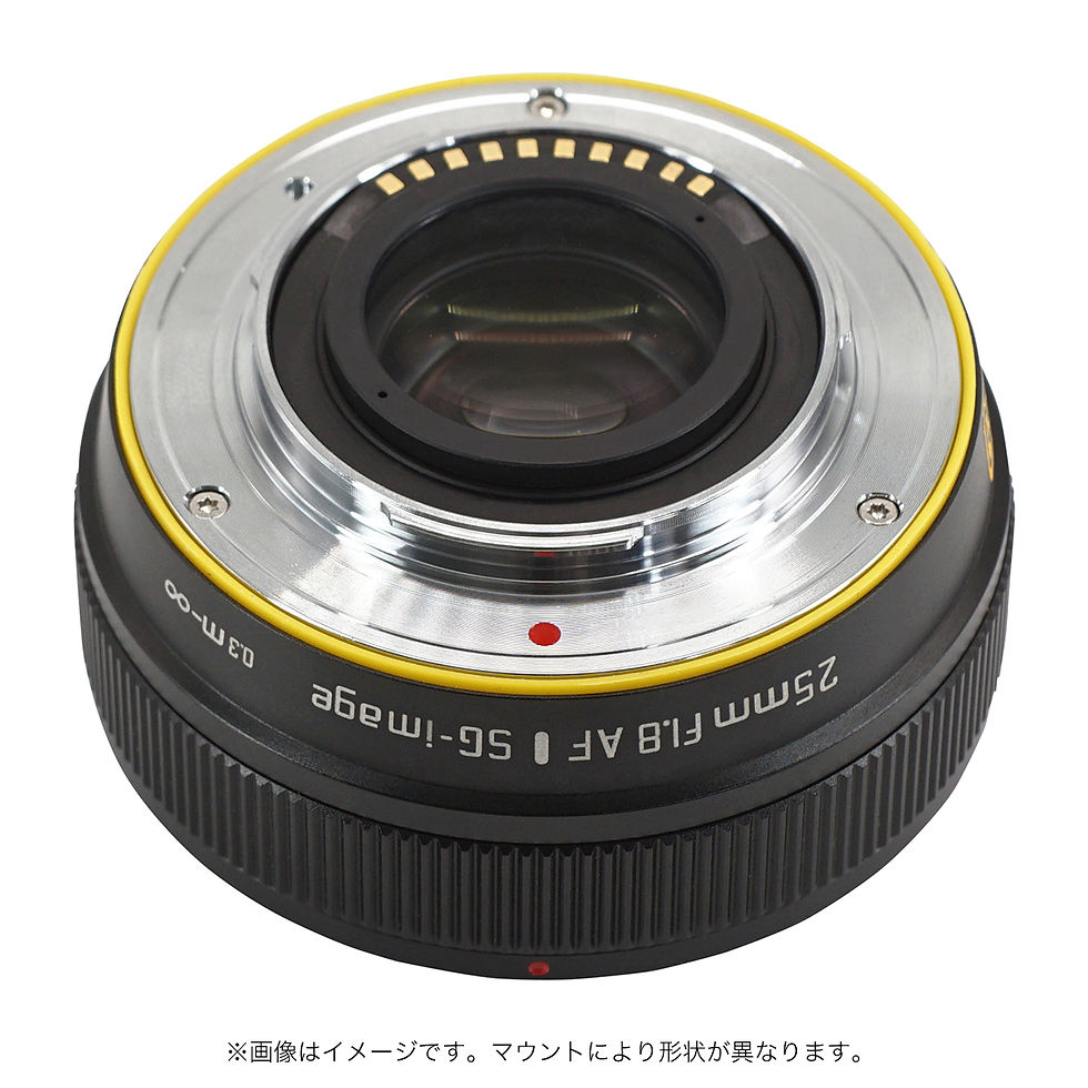 SG-image AF 25mm F1.8 新発売