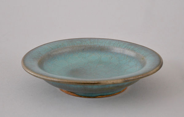 中国美術 陶磁器 | 鈞窯青磁素文盤 金 12C | gallery陽々youyou | 山梨