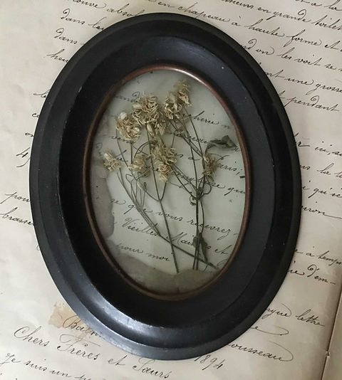 フランス アンティーク オーバル フレーム ナポレオン3世 15.8 cm | Le