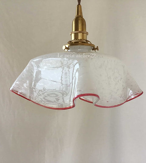 シェードのみ)フランス アンティーク 照明 ランプシェード ホワイト