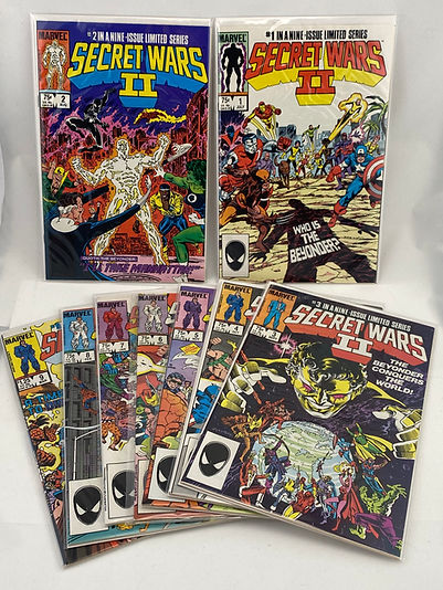 Marvel Secret Wars II Mini-series (1985) 1-9 complete, VF/NM