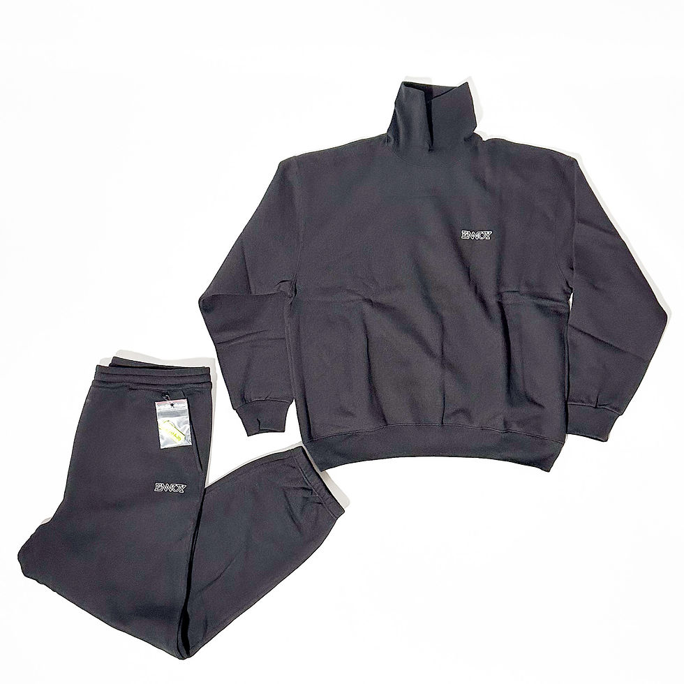 ENNOY Turtleneck Sweat Set Up Navy Mサイズ