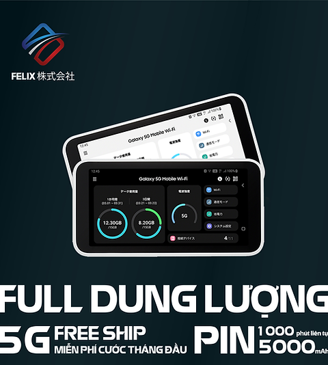 Galaxy 5G Mobile Wi-Fi SCR01 | Felix