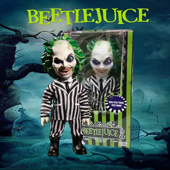 Beetlejuice - Mega-Scale 15 inch Beetlejuice From Mezco | Shop of