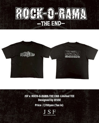 10/5 SUN 開催「ROCK-O-RAMA-THE END」@幕張メッセ に JSFブース出店