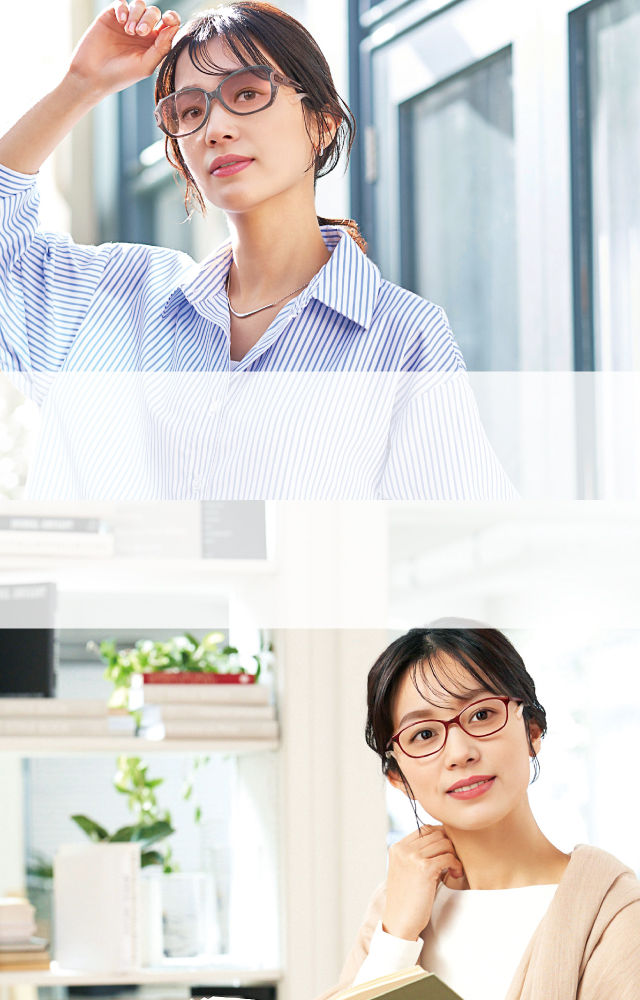 鼻に跡がつかないサングラスとメガネ | シャルマン銀座並木通り